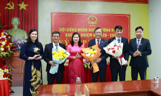 HĐND phường Vân Hà khóa II bầu các chức danh chủ chốt